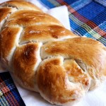Homemade yeast braided bread